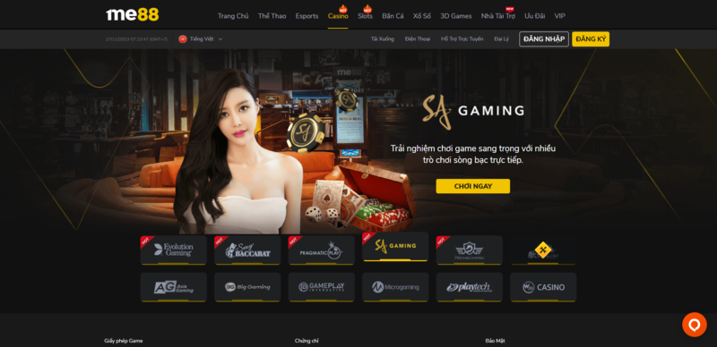 sảnh SA Gaming me88